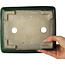 Pot à bonsaï rectangulaire vert par Terahata Satomi Mazan - 215 x 180 x 83 mm