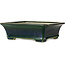 Vaso bonsai rettangolare verde di Terahata Satomi Mazan - 250 x 215 x 82 mm