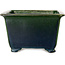Vaso bonsai quadrato verde di Terahata Satomi Mazan - 225 x 225 x 140 mm