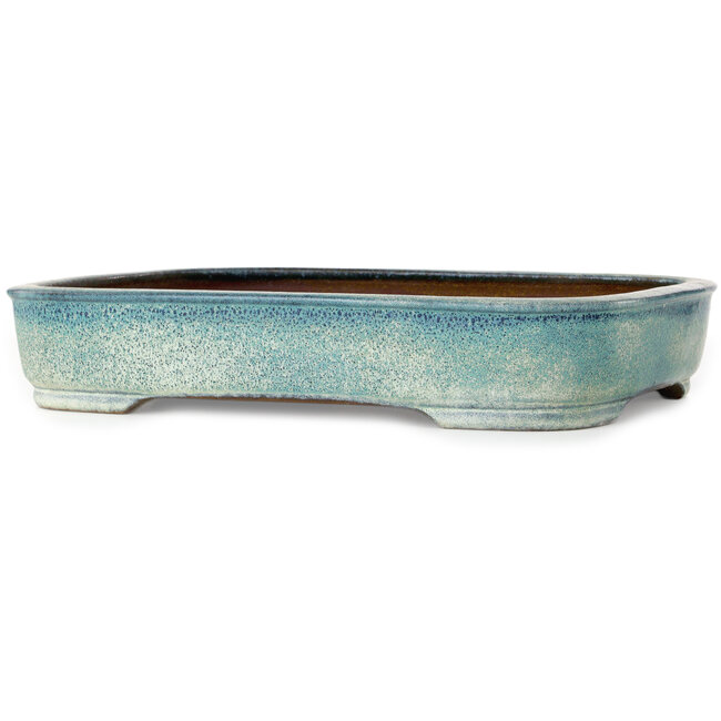Rechthoekige turquoise bonsaipot - 410 x 421 x 72 mm