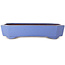 Rechteckiger blauer Bonsai-Topf von Yamafusa – 400 x 295 x 82 mm