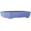 Rechthoekige blauwe bonsaipot van Yamafusa - 400 x 295 x 82 mm