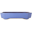 Rectangular blue bonsai pot by Yamafusa - 400 x 295 x 82 mm