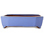 Maceta rectangular azul para bonsái de Yamafusa - 400 x 295 x 82 mm