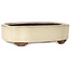 Mokko off-white bonsai pot by Yamaaki - 255 x 210 x 70 mm
