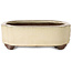 Mokko off-white bonsai pot by Yamaaki - 255 x 210 x 70 mm