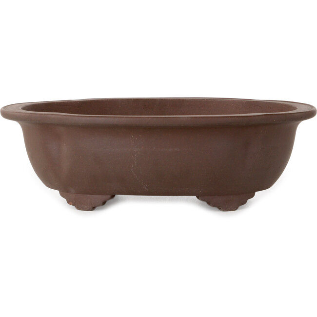 Mokko unglazed bonsai pot by Yamaaki - 317 x 274 x 97 mm
