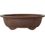 Mokko unglazed bonsai pot by Yamaaki - 317 x 274 x 97 mm