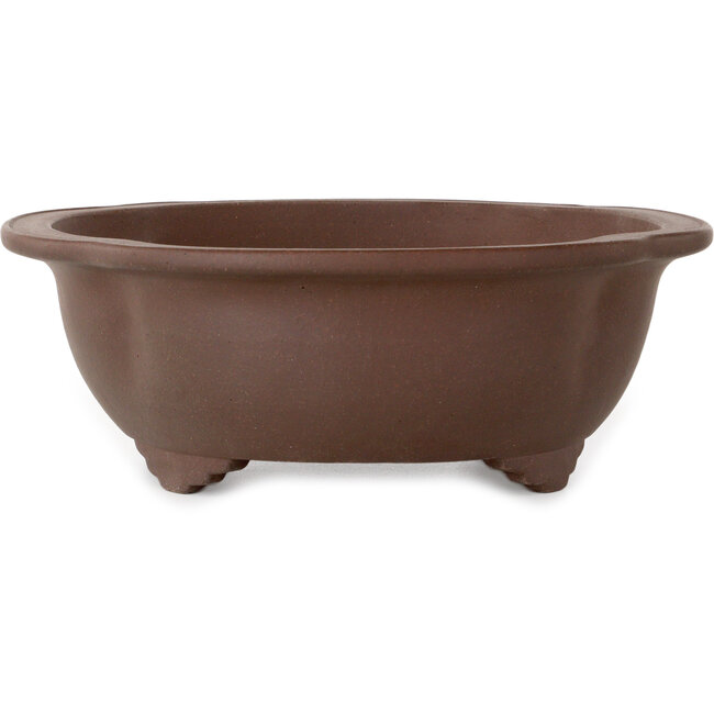 Mokko unglazed bonsai pot by Yamaaki - 317 x 274 x 97 mm