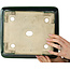 Maceta rectangular para bonsái verde de Terahata Satomi Mazan - 285 x 253 x 98 mm