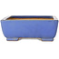 Rectangular blue bonsai pot by Reiho - 260 x 200 x 73 mm