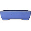 Rectangular blue bonsai pot by Reiho - 260 x 200 x 73 mm