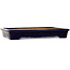 Rectangular dark blue bonsai pot by Reiho - 355 x 235 x 50 mm