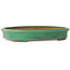Vaso bonsai ovale verde di Yamafusa - 345 x 270 x 55 mm