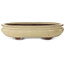 Maceta ovalada beige para bonsái de Yamaaki - 305 x 217 x 68 mm