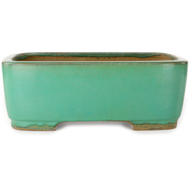 Ovale turquoise bonsaipot van Yamafusa - 315 x 240 x 113 mm