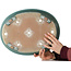 Ovale turquoise bonsaipot van Reiho - 423 x 330 x 80 mm