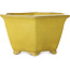 Zeshoekige gele bonsaipot van Shuhou - 272 x 272 x 147 mm