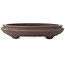 Pot ovale non émaillé pour bonsaï - 290 x 210 x 60 mm