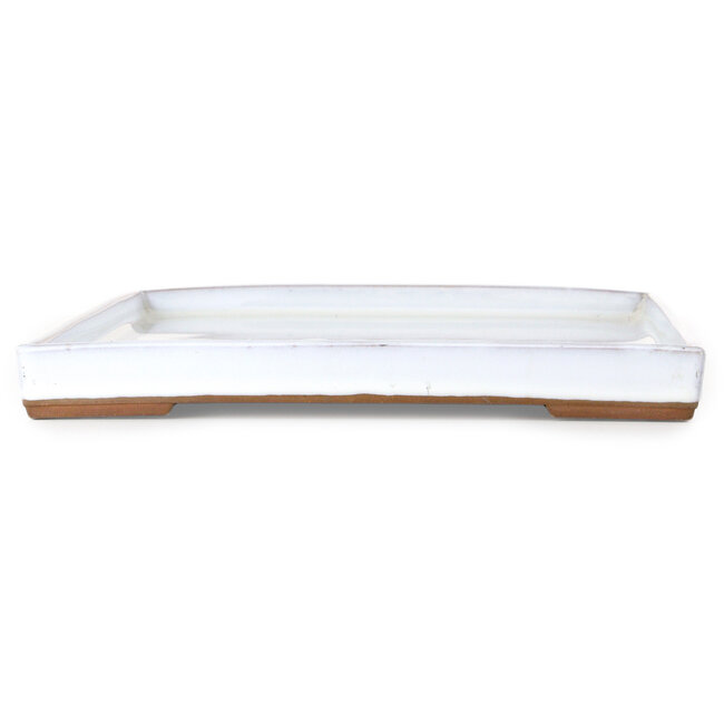 Suiban rectangular blanco - 460 x 310 x 35 mm