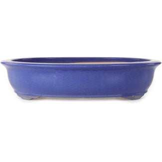 420 mm oval blue pot from China