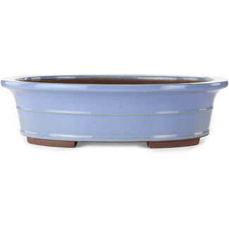  Yamaaki Pot à bonsaï ovale bleu de 450 mm par Yamaaki, Tokoname, Japon