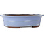 Oval blue bonsai pot by Yamaaki - 450 x 360 x 120 mm