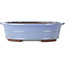 Maceta ovalada azul para bonsái de Yamaaki - 450 x 360 x 120 mm