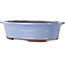 Vaso bonsai ovale blu di Yamaaki - 450 x 360 x 120 mm