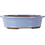Ovale blauwe bonsaipot van Yamaaki - 450 x 360 x 120 mm