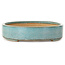 Ovale turquoise bonsaipot van Reiho - 288 x 219 x 50 mm