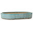 Maceta ovalada turquesa para bonsái de Reiho - 288 x 219 x 50 mm
