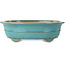 Ovale turquoise bonsaipot van Reiho - 350 x 272 x 103 mm