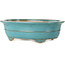 Ovale turquoise bonsaipot van Reiho - 350 x 272 x 103 mm