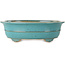 Ovale turquoise bonsaipot van Reiho - 350 x 272 x 103 mm