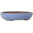 Vaso bonsai ovale blu di Yamafusa - 190 x 152 x 43 mm