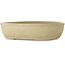 Ovale, gebroken witte bonsaipot - 380 x 302 x 87 mm
