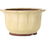 Lotus off-white bonsai pot by Yamaaki - 283 x 283 x 154 mm