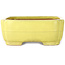Mokko yellow bonsai pot by Yamafusa - 307 x 242 x 92 mm