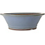 Vaso bonsai rotondo blu di Yamaaki - 445 x 445 x 147 mm
