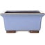 Maceta cuadrada azul para bonsái de Yamaaki - 238 x 238 x 105 mm