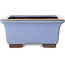 Maceta cuadrada azul para bonsái de Yamaaki - 238 x 238 x 105 mm