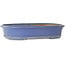 Maceta ovalada azul para bonsái de Shuhou - 385 x 305 x 75 mm