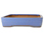 Vaso bonsai rettangolare blu di Yamafusa - 473 x 332 x 72 mm