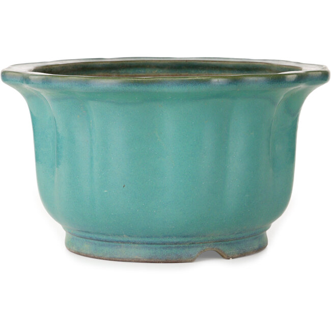 Vaso bonsai Lotus turchese di Yamaaki - 305 x 305 x 172 mm