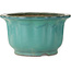 Lotus turquoise bonsai pot by Yamaaki - 305 x 305 x 172 mm