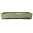 Maceta rectangular verde para bonsái de Nakawatari - 315 x 223 x 55 mm