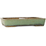 Vaso bonsai rettangolare verde di Nakawatari - 315 x 223 x 55 mm
