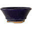 Vaso bonsai rotondo blu scuro di Issho - 93 x 93 x 45 mm