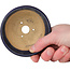 Maceta redonda para bonsái azul oscuro de Issho - 93 x 93 x 45 mm